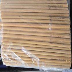 Reusable bamboo straws new over 100 per pack 