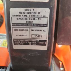 Kubota BX23S Sub-compact Tractor