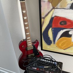 Guitar and Amp (Cable Included) 