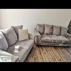 Couch And Loveseat 1 Year Old From Ashley's Furniture 