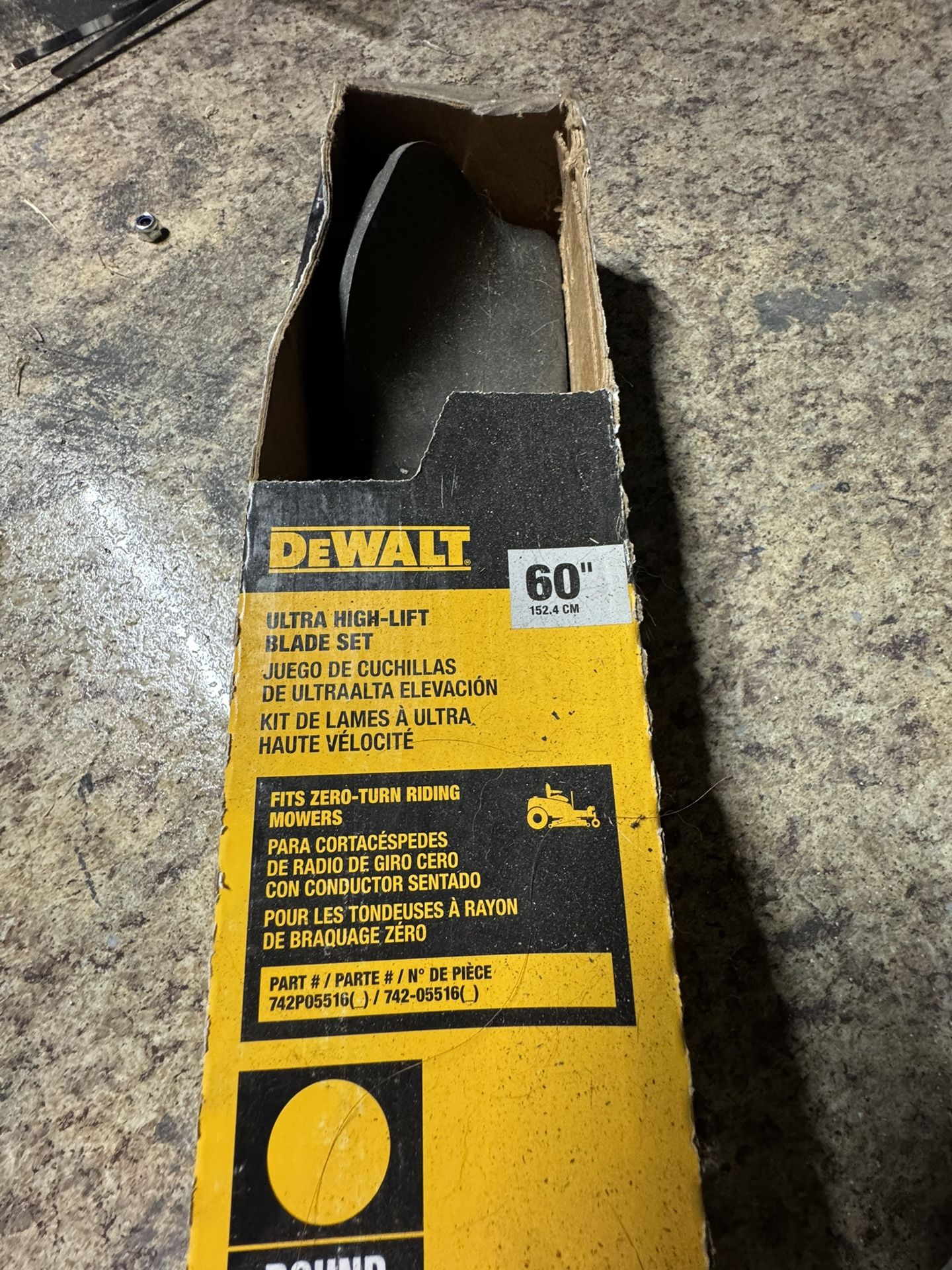 Dewalt Riding Mower Blades 3 Pack