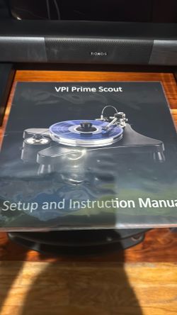 VPI turntable set up