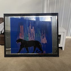 Midnight Panther– Framed Cityscape Art