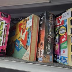 Vintage Board Games- Various Titles, Prices Below