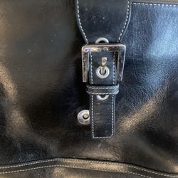 A Giannetti Vintage Italian Leather Shoulder Bag