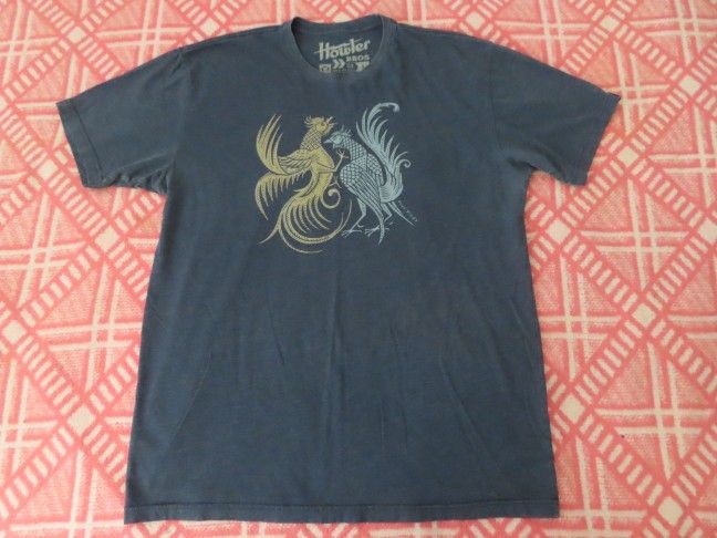 Howler Brothers Bros T Shirt Dos Gallos Fighting Rooster Duke Riley Gaucho Large
