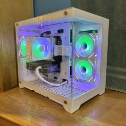 White RTX 4060 Gaming PC | 32GB Ram, 1 TB NVMe, Ryzen 5, Nvidia/RGB