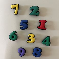 Letters and Numbers Crocs Charms