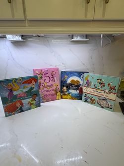 Set of 4 Disney Storybooks for Kids
