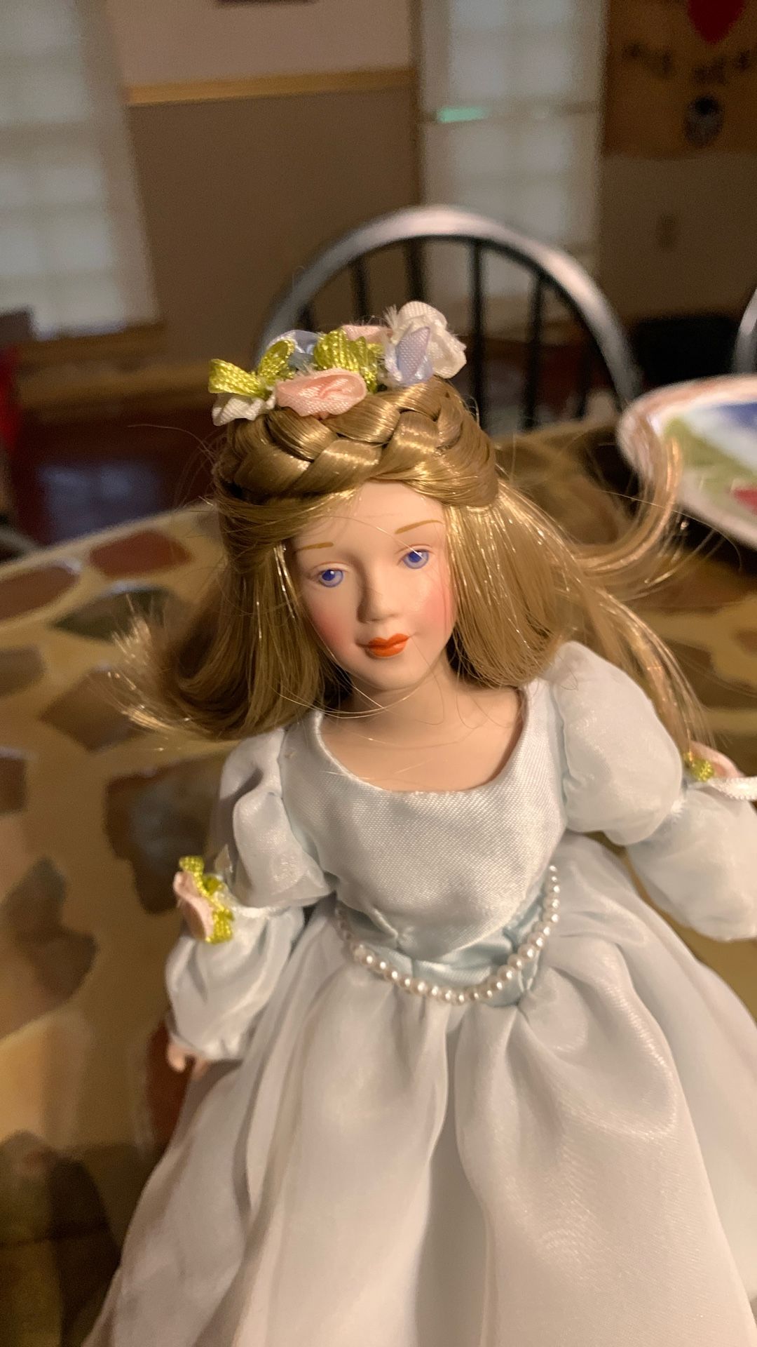 Lovely Doll With Ceramic Head Hands And Lower Legs