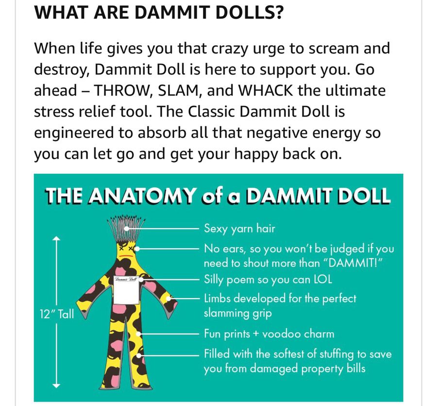Anatomy Dammit Doll