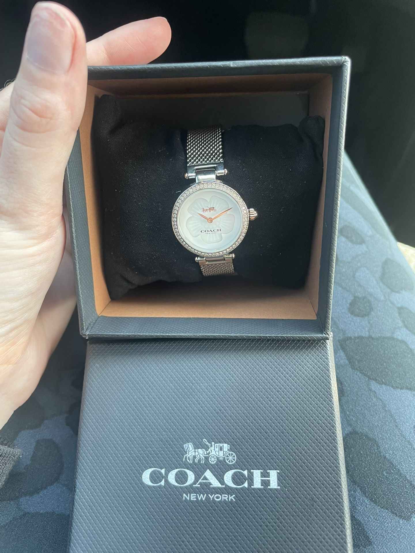 Coach Watch - Hibiscus Flower - Brand New 