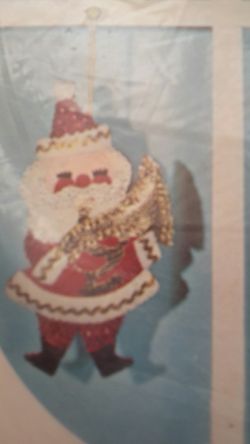 Christmas Ornaments Santa Needlecraft Kit