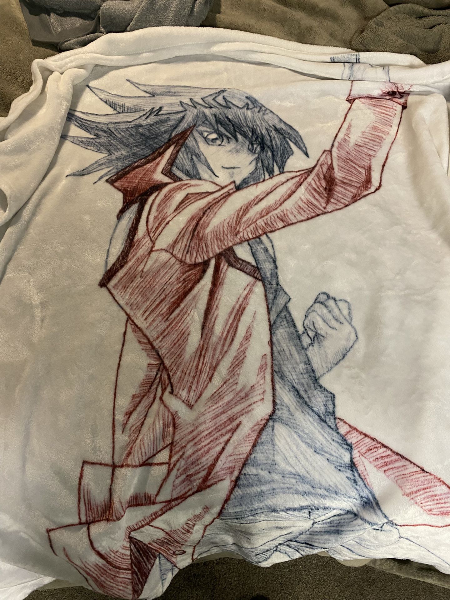 Anime Blanket And Shirt And Magnets