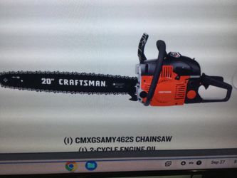 CRAFTSMAN S205 46-CC 2-CYCLE 20-IN GAS CHAINSAW
