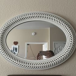 Antique White Mirror 
