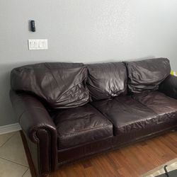 Genuine Leather Couches 