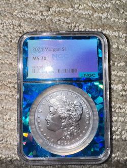 2024 Morgan Blue core MS70