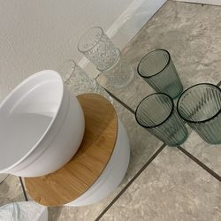 Pyrex, Salad Bowls & Glasses