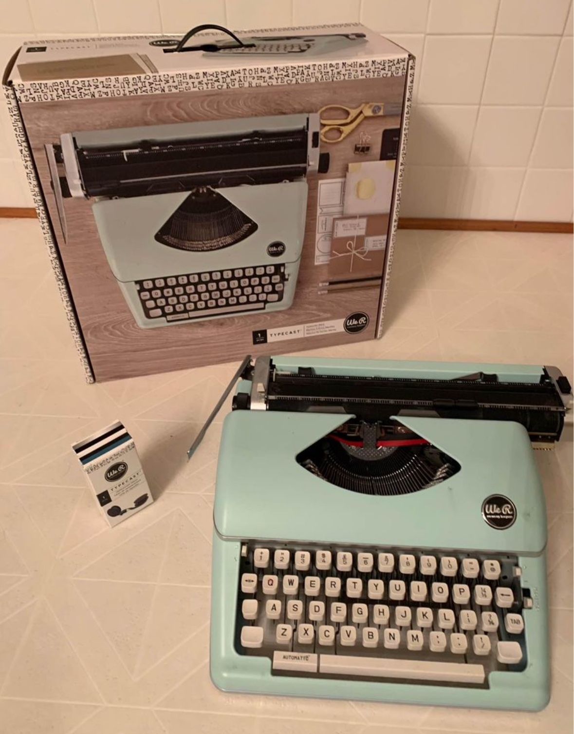 We R Memory Keepers outlet Retro Mint Typewriter