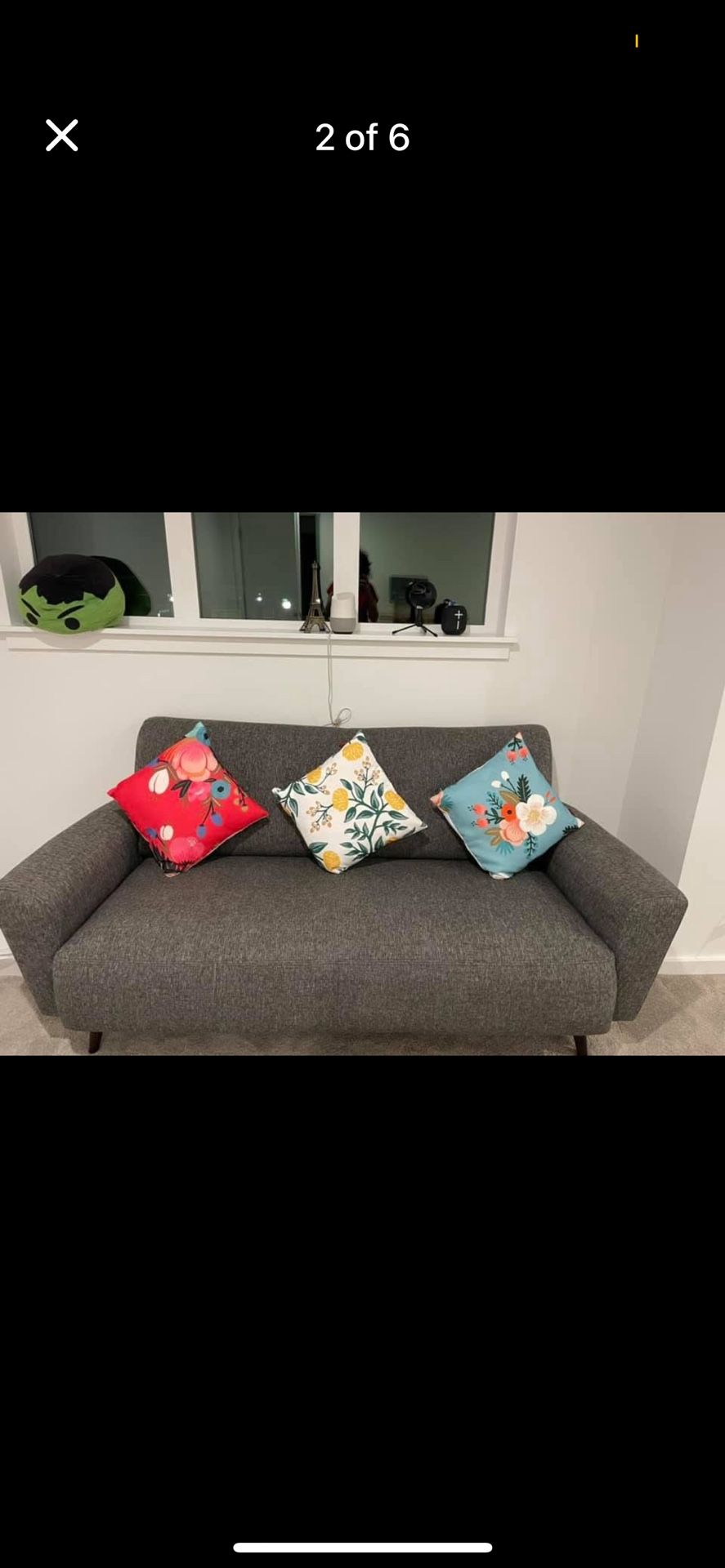 3 Seater Dania Furniture Sofa ( Must Go Tomorrow)