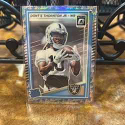 2025 Panini Optic Don’te Thornton Jr Rocket Refractor
