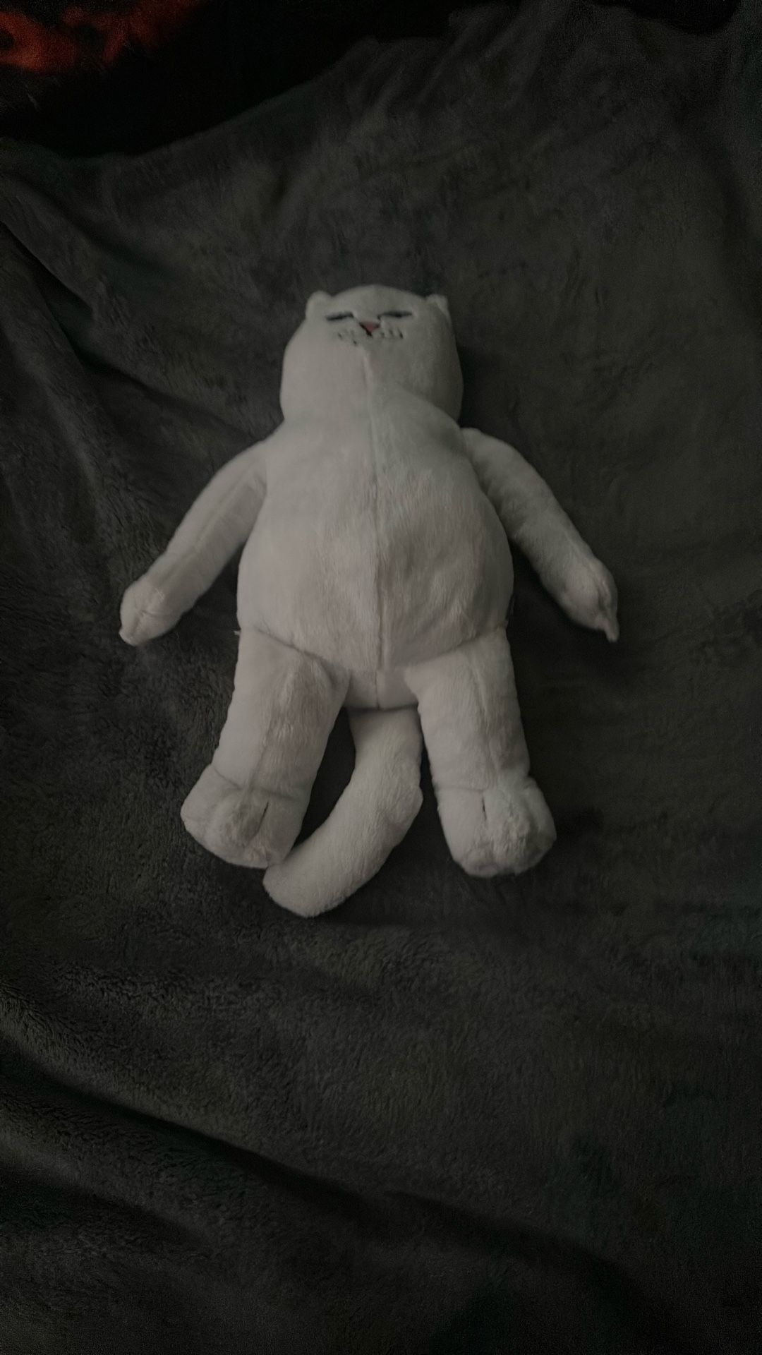 RIP And Dip Cat Plushie White