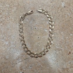 10k Yellow Gold Cuban Link Bracelet 9"