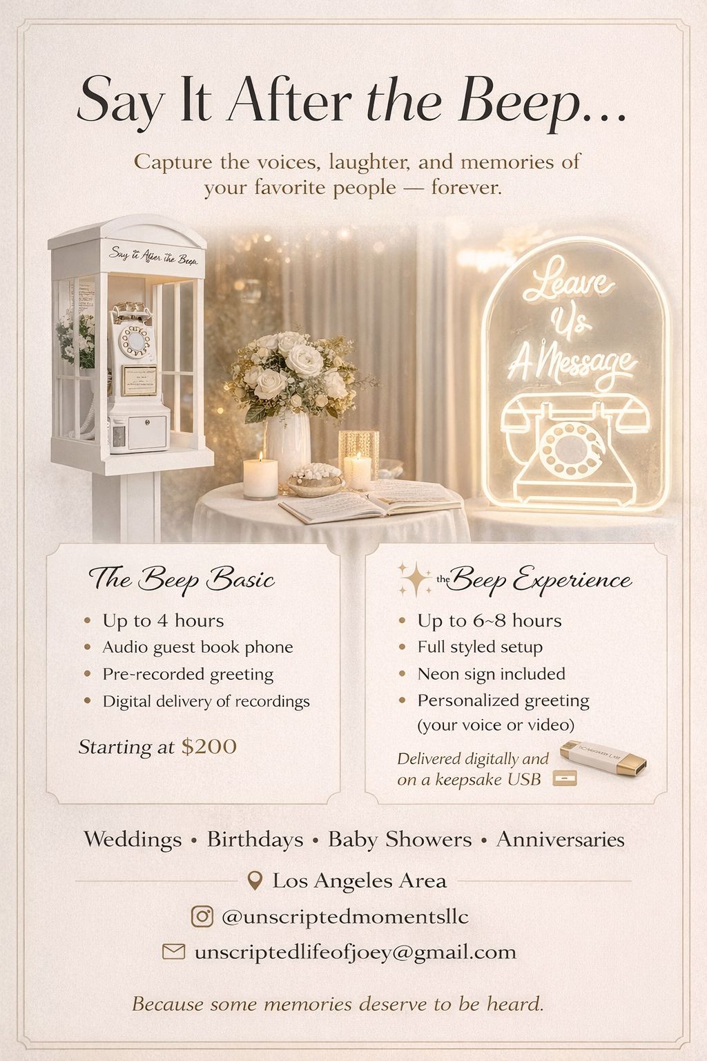 Video & Audio message recorder