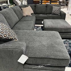 Living Room Furniture Modular Sectional Couch W Chaise Set 🌟 Fast Delivery ⭐$39 Down Payment with Financing ⭐ 90 Days same as cash