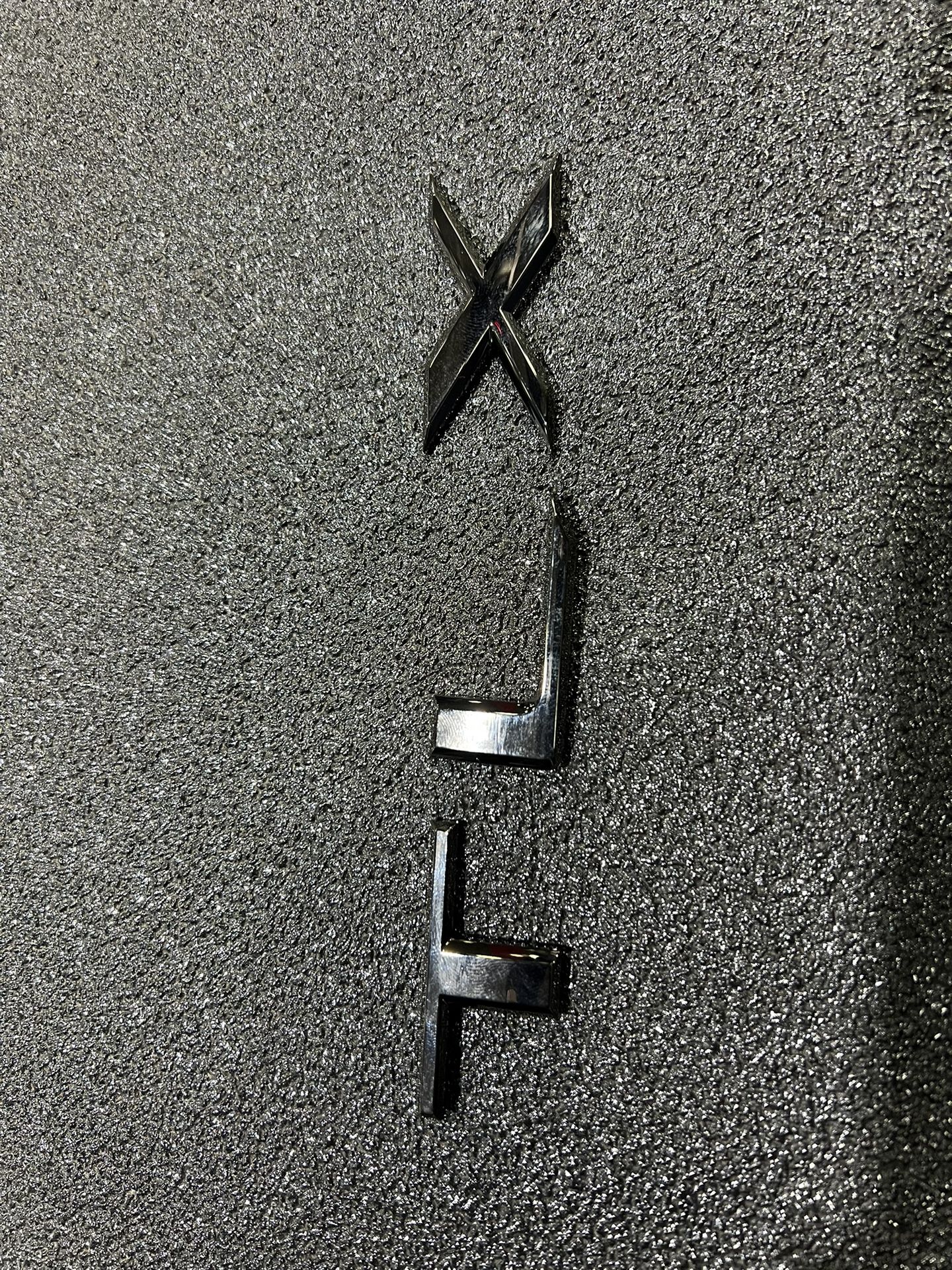 Tlx Black Chrome Emblem