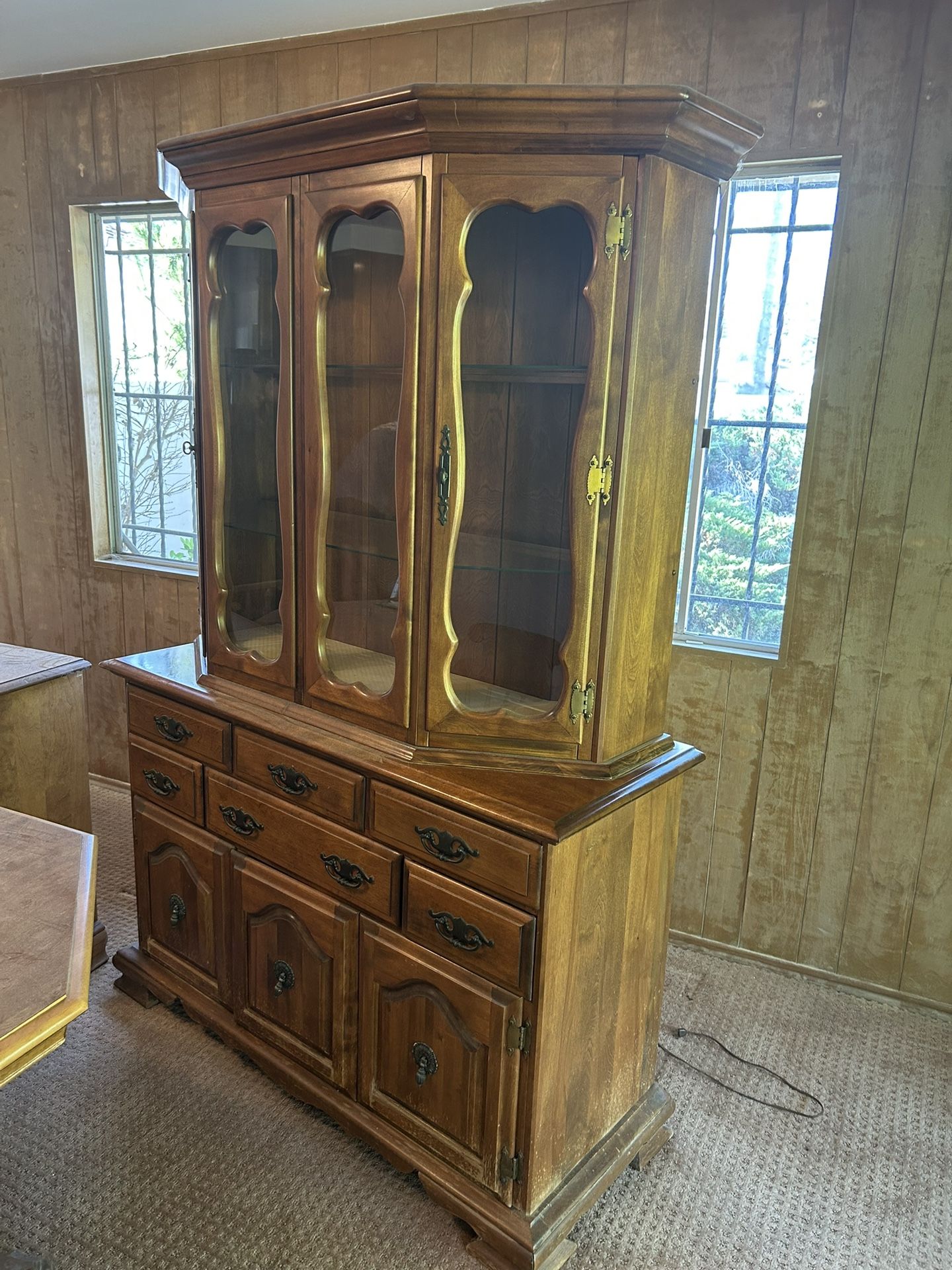 Wooden China Hutch