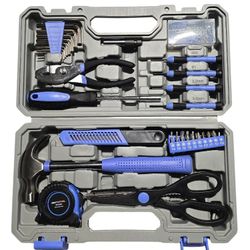 CARTMAN Tool Set General Hand Tool Kit with Plastic Toolbox Storage Case, Automotive Set