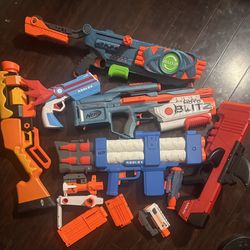 Nerf gun collection