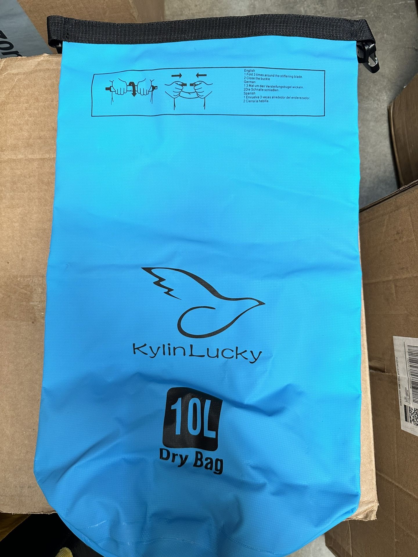 Waterproof Dry Bag - Roll Top Waterproof Backpack Sack Keeps Gear Dry for Kayak with Waterproof Phone Case