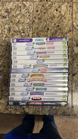 The sims DVDs