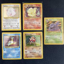 Pokemon Card : Base And Fossil Holos Lot / Individual