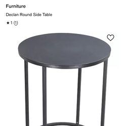 Gorgeous Black Brand New Side Table 