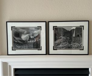 Ansel Adams Yosemite Pictures – framed/matted