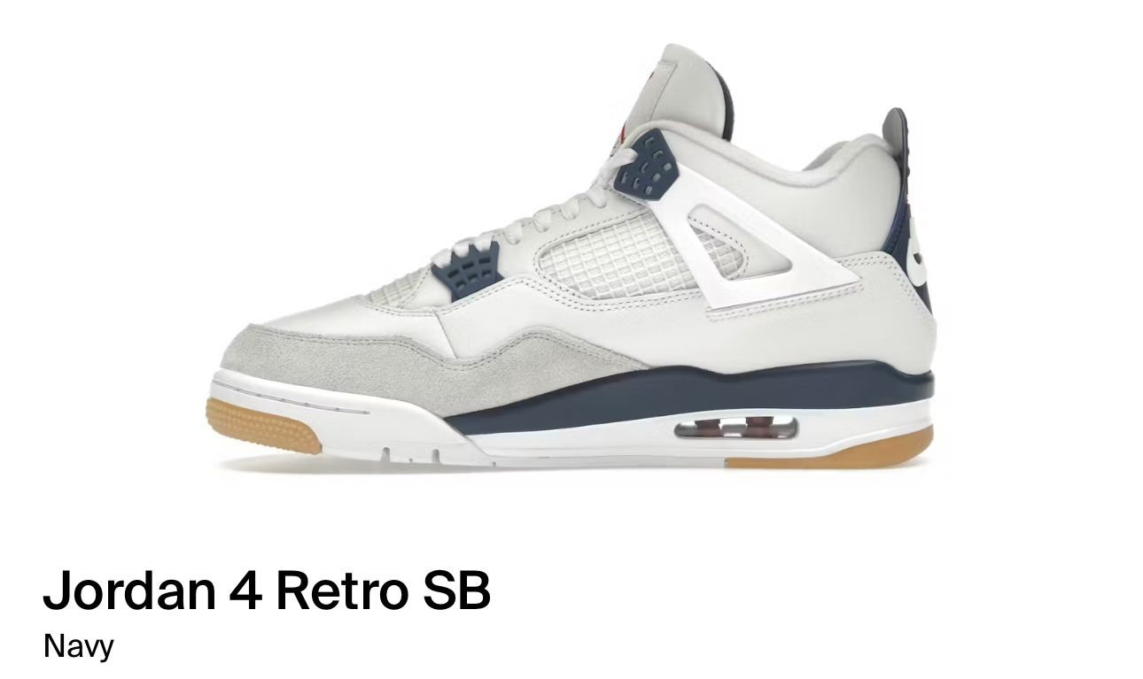 Jordan 4 Sb Size 11.5