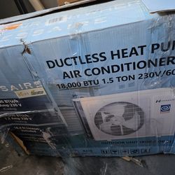 Hessaire DIY 21 SEER2 18,000 BTU WiFi 1.5-Ton Ductless Mini Split Air Conditioner AC