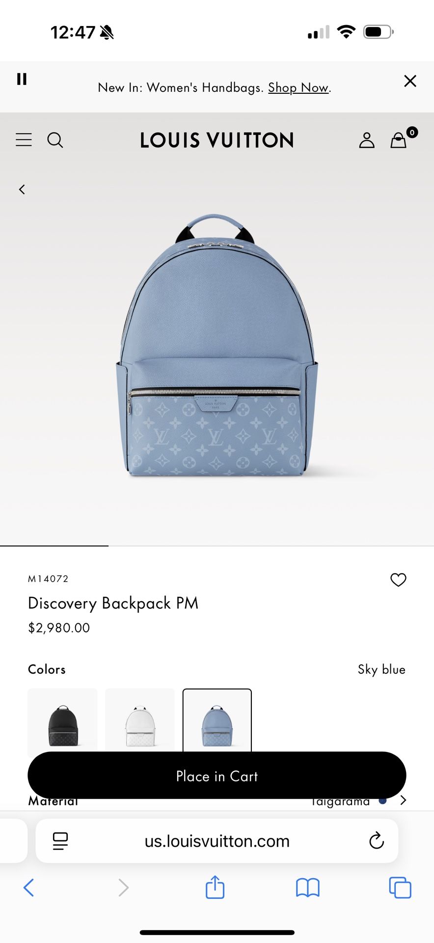 LV Discovery Backpack PM