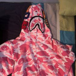 Pink Bape Hoodie 