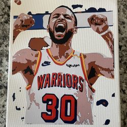 Stephen Curry Print Canvas
