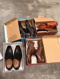 Mixed Men's Dress Shoes Lot – 4 Pairs