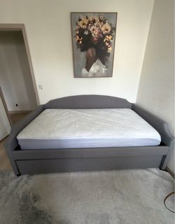 Twin Trundle Bed + Mattresses