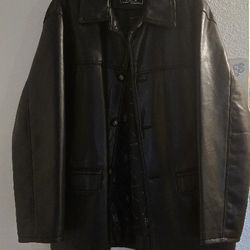 Men's Faux Leather Reportage Jacket