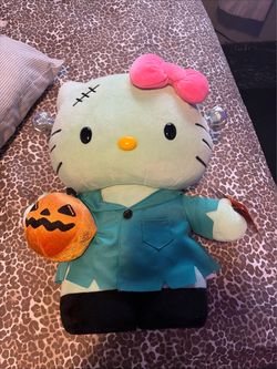 Hello Kitty Halloween Zombie Plush