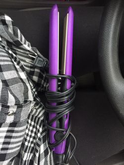 Purple hair straightener