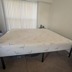 Less Than Year Old King Mattress And Frame